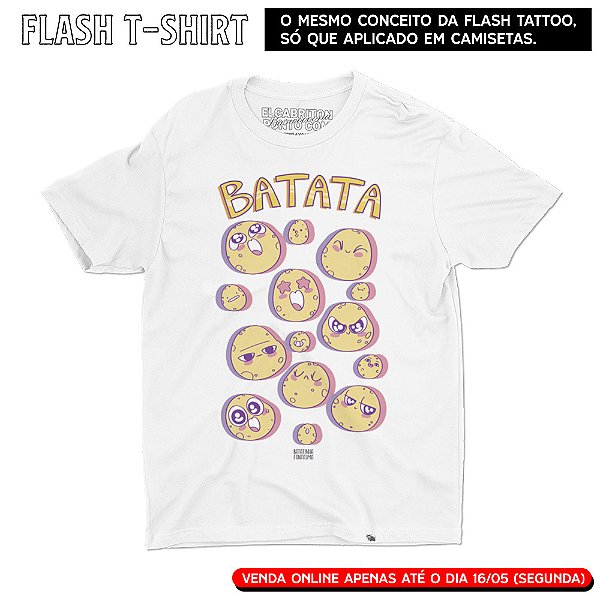 Batatinhas - Camiseta Basicona Unissex