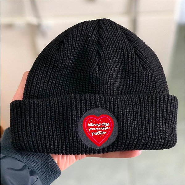 Não Me Diga Para Ser Positiva - Gorro Sailor Preto