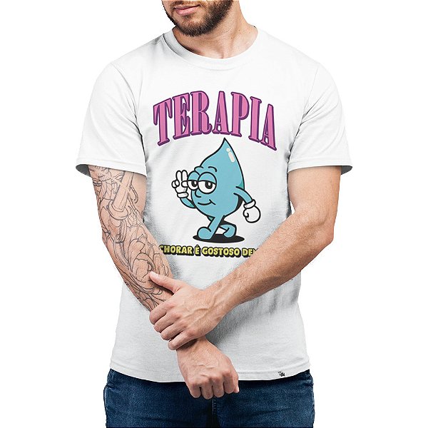 Terapia Chorar - Camiseta Basicona Unissex