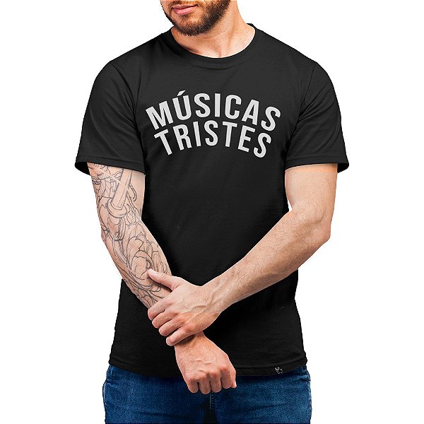 Músicas Tristes - Camiseta Basicona Unissex