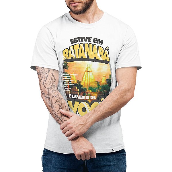 Fui em Ratanabá - Camiseta Basicona Unissex