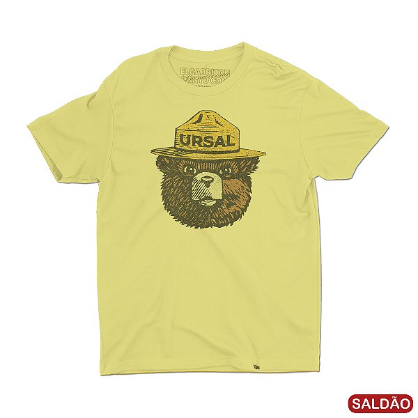 Urso URSAL - Camiseta Clássica Masculina-Saldão