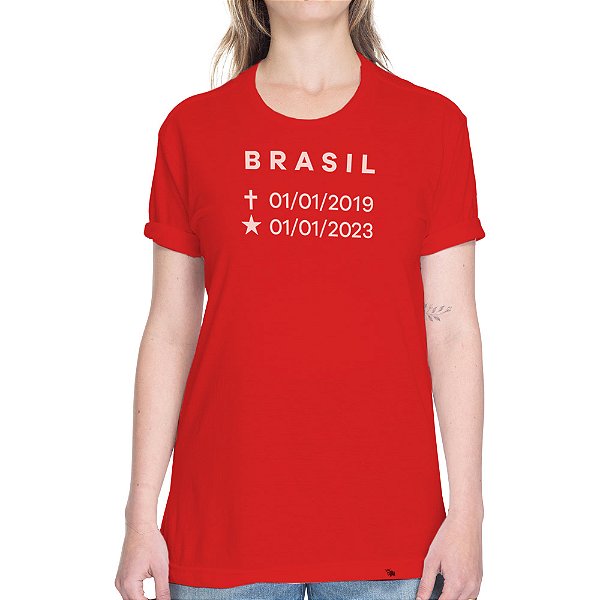 Renascimento do Brasil - PEITO - Camiseta Basicona Unissex