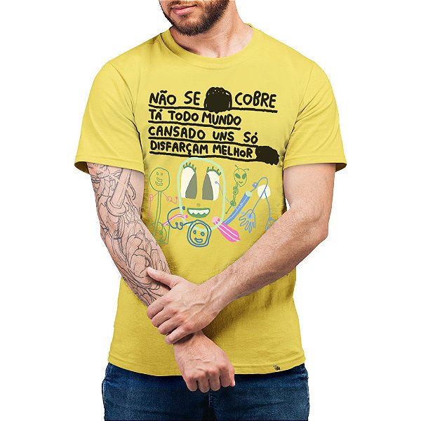 Não se Cobre - Camiseta Basicona Unissex