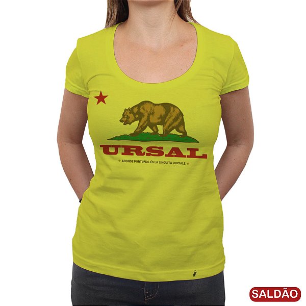 URSAL - Camiseta Clássica Feminina-Saldão