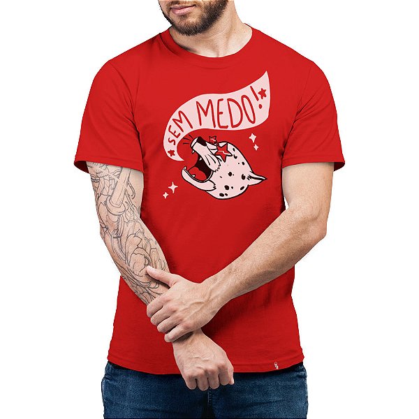 Sem Medo - ESP - Camiseta Basicona Unissex