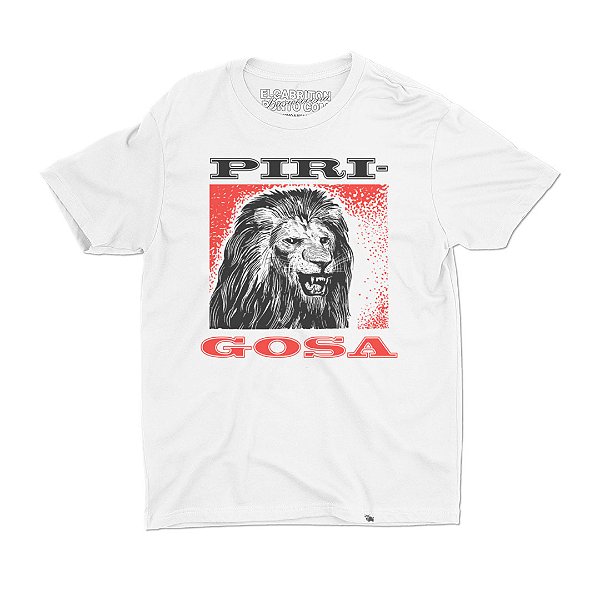 Piri-gosa Leão - Camiseta Basicona Unissex
