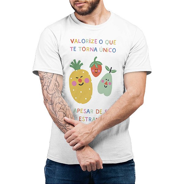 Valorize O Que Te Torna Único - Camiseta Basicona Unissex