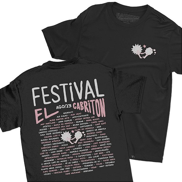 Festival El Cabriton AGO/23 - Camiseta Basicona Unissex