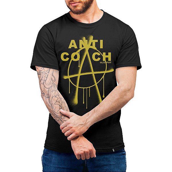 Anti-Coach de Galãs Feios - Camiseta Basicona Unissex