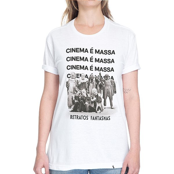 Cinema é Massa - Camiseta Basicona Unissex