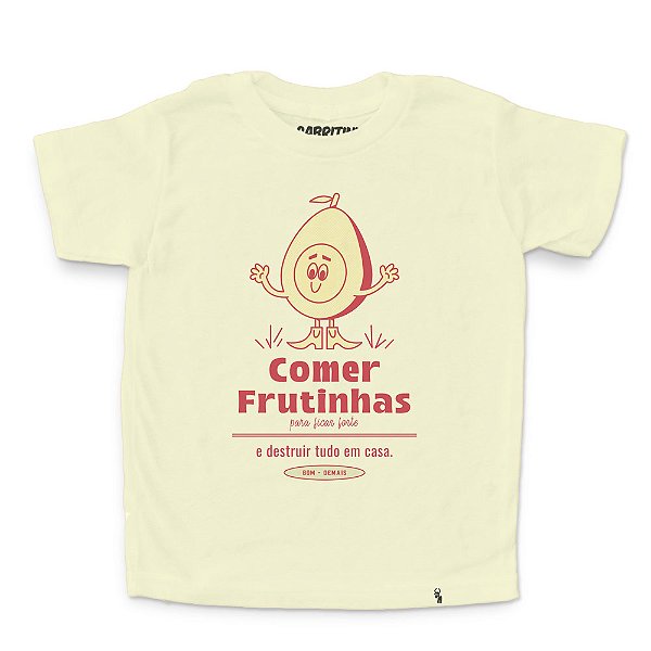 Comer Frutinhas - Camiseta Clássica Infantil