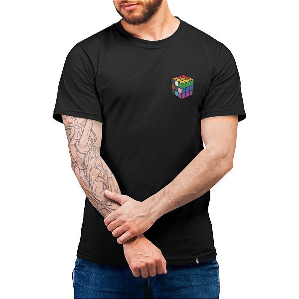 13 Sentimentos - Cubo LGBTQIAPN - Camiseta Basicona Unissex