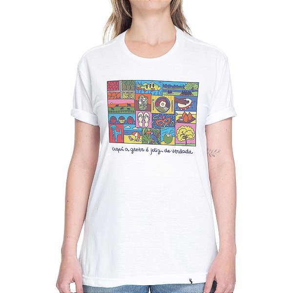 Brasil de Bel Sachetti - Camiseta Basicona Unissex