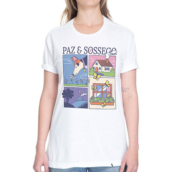 Paz&Sossego de Bel Sachetti - Camiseta Basicona Unissex