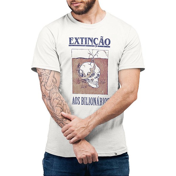 Extinção aos Bilionários - Camiseta Basicona Unissex