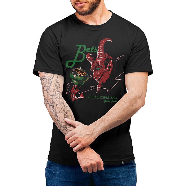 Bets  - Camiseta Basicona Unissex