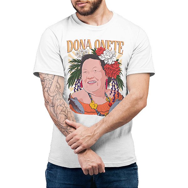 Dona Onete Rosto - Camiseta Basicona Unissex
