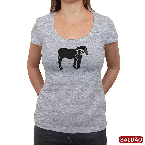 Zebra - Camiseta Clássica Feminina-Saldão