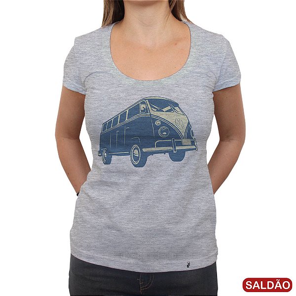Kombi - Camiseta Clássica Feminina-Saldão