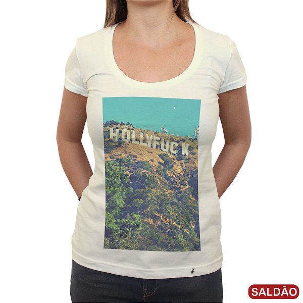 Hollyfuck - Camiseta Clássica Feminina-Saldão