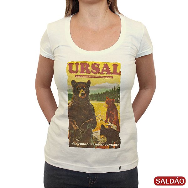URSAL Lá Fora - Camiseta Clássica Feminina-Saldão