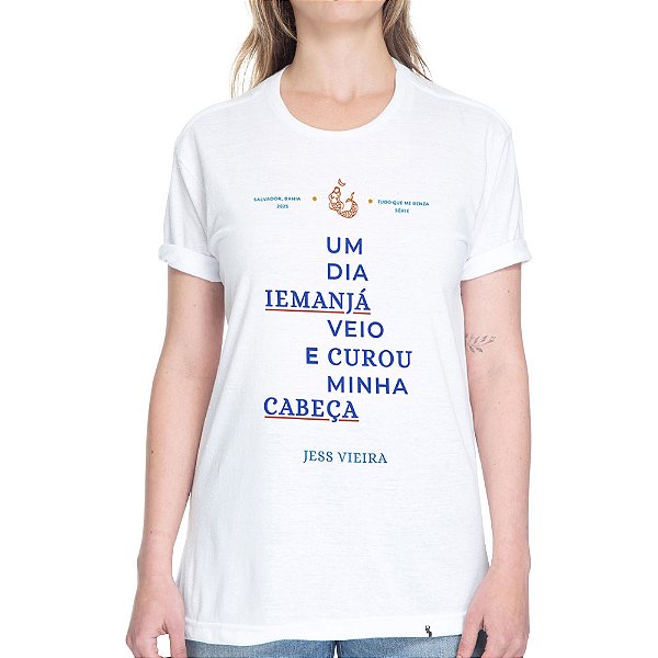 Iemanjá de Jess Vieira - Camiseta Basicona Unissex