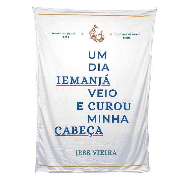 Iemanjá de Jess Vieira - BRANCA  - Canga / Bandeira