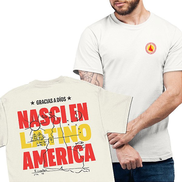 Graças a Dios - FRENTE e COSTAS - Camiseta Basicona Unissex