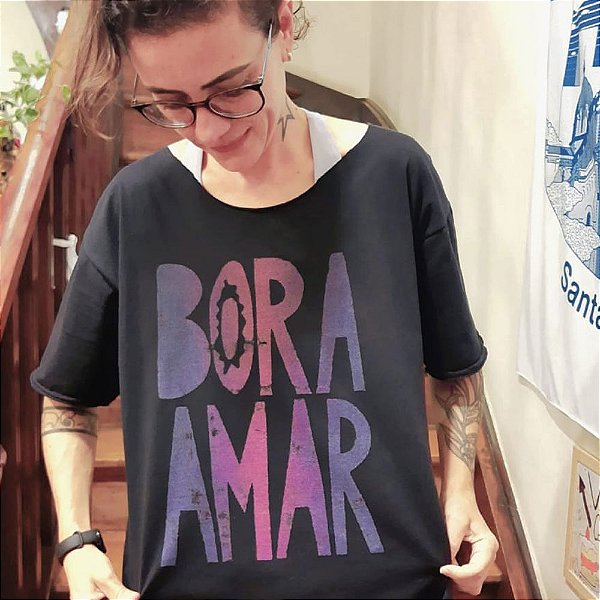 Bora Amar de Débora Laud - Camiseta Basicona Unissex