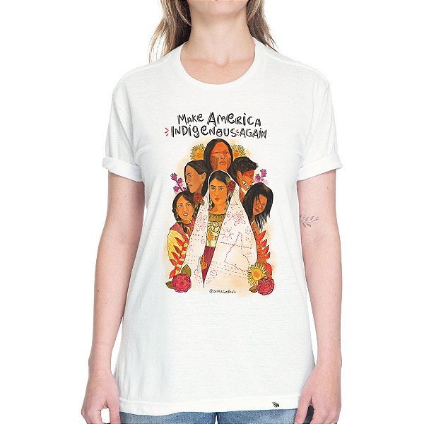 Make America Indigenous Again - Camiseta Basicona Unissex
