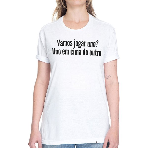 Vamos Jogar UNO - Camiseta Basicona Unissex