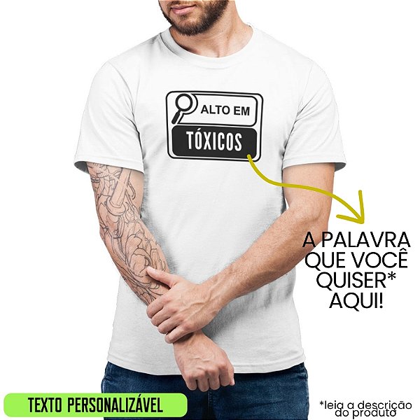 ALTO EM - Personalizada - Camiseta Basicona Unissex