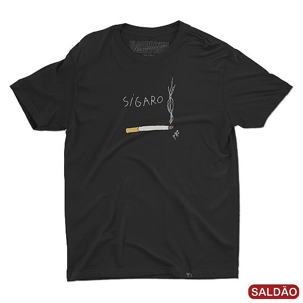 Sigaro - Camiseta Basicona Unissex-Saldão