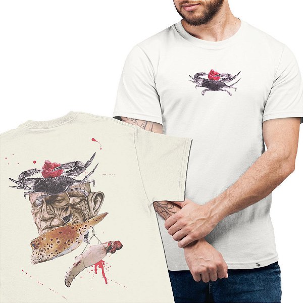 Delicioso Bubbaloo de Sangue - FRENTE e COSTAS - Camiseta Basicona Unissex