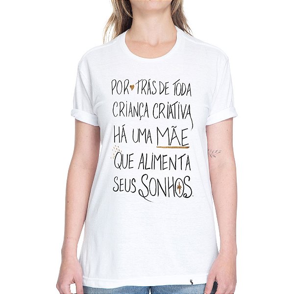 Criança Criativa A - Camiseta Basicona Unissex