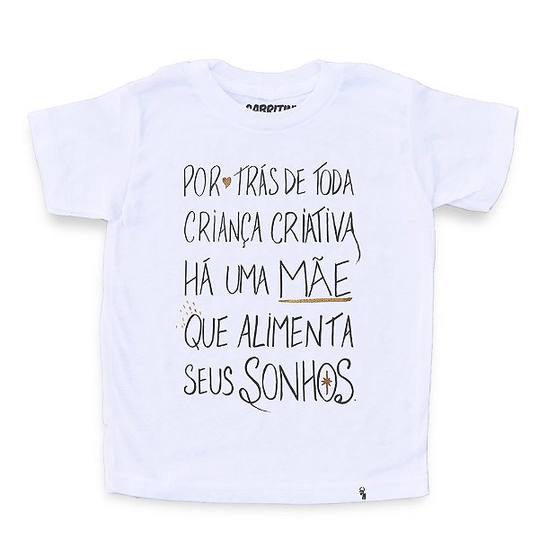 Criança Criativa A - Camiseta Clássica Infantil