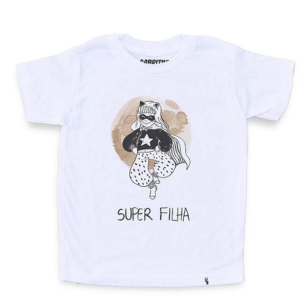Super Filha - Camiseta Clássica Infantil