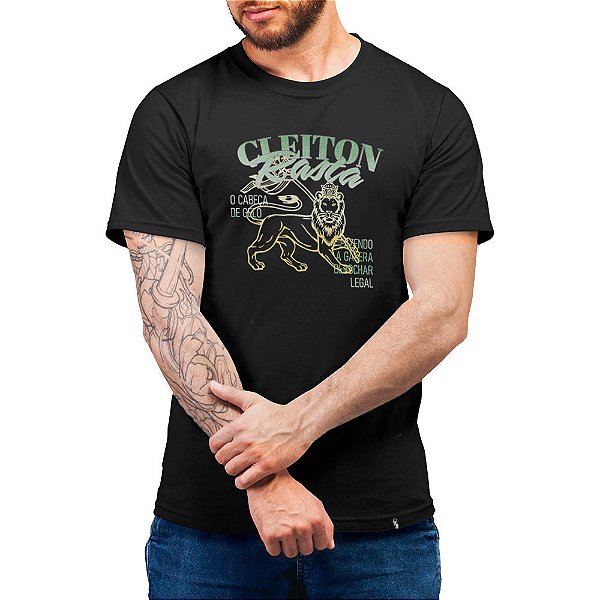 Cleiton Rasta Leão  - Camiseta Basicona Unissex