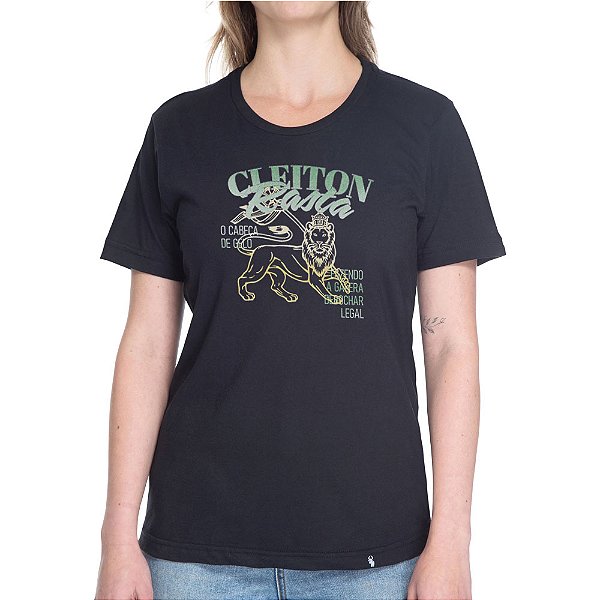 Cleiton Rasta Leão  - Camiseta Basicona Unissex