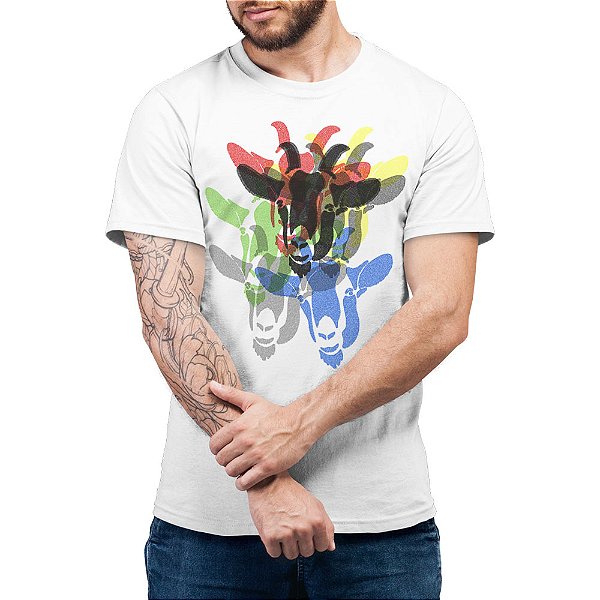 Muitas Cabras  - Camiseta Basicona Unissex