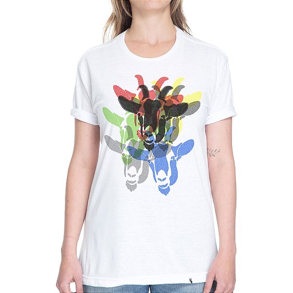 Muitas Cabras  - Camiseta Basicona Unissex