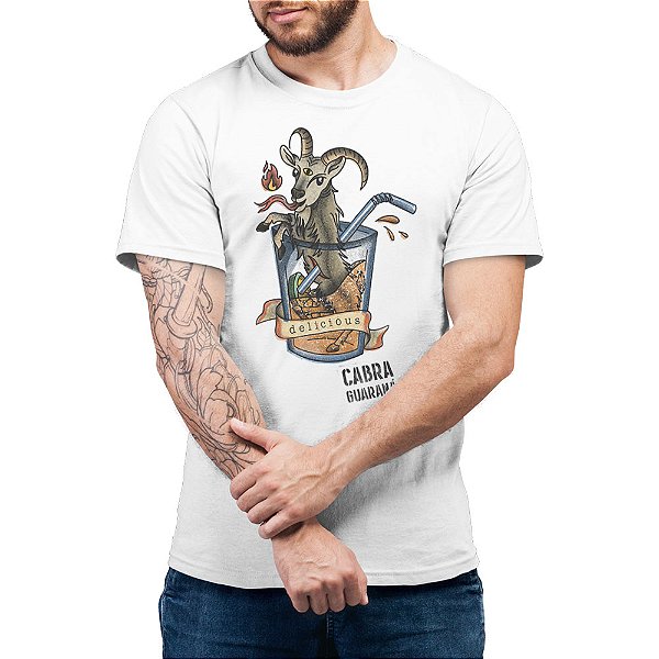 Cabra Guaraná Delicious - Camiseta Basicona Unissex