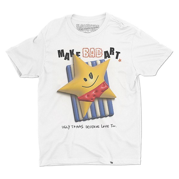 Make Bad Art - Camiseta Basicona Unissex