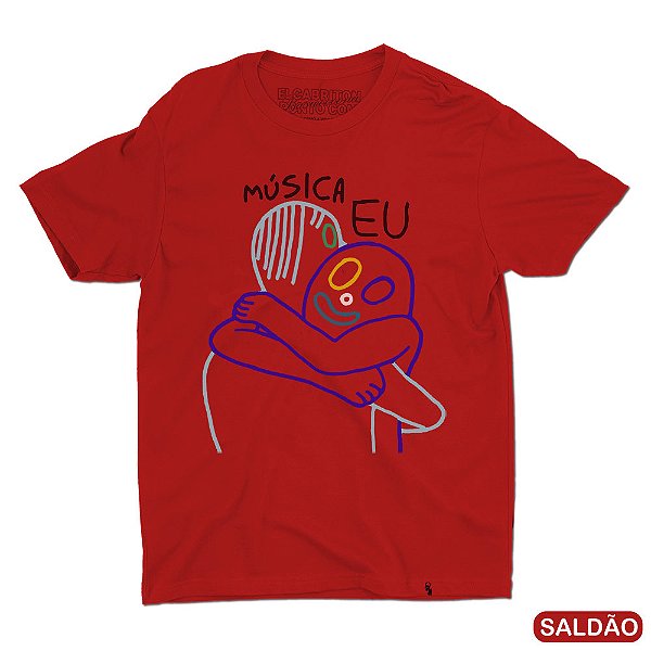 Música Eu - Camiseta Basicona Unissex-Saldão
