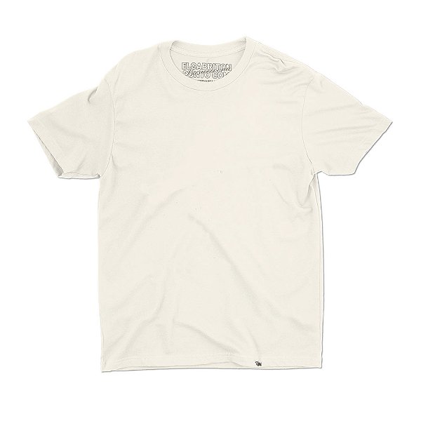 Camiseta Basicona Lisa - OFF WHITE (unissex) - Camiseta Basicona Unissex