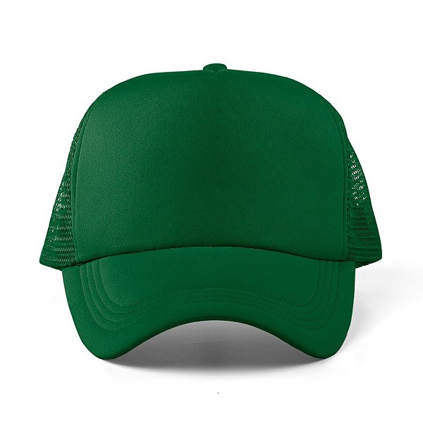Boné Liso - VERDE ESCURO  - Boné