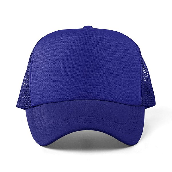 Boné Liso - AZUL ESCURO  - Boné