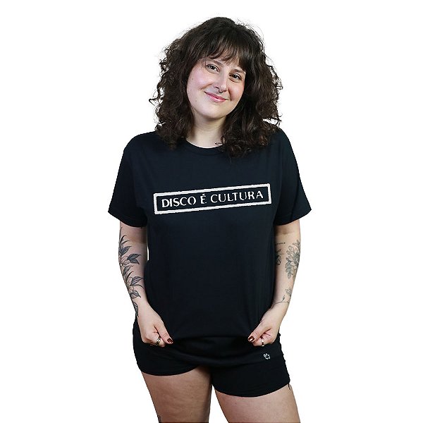 Disco é Cultura - Camiseta Basicona Unissex