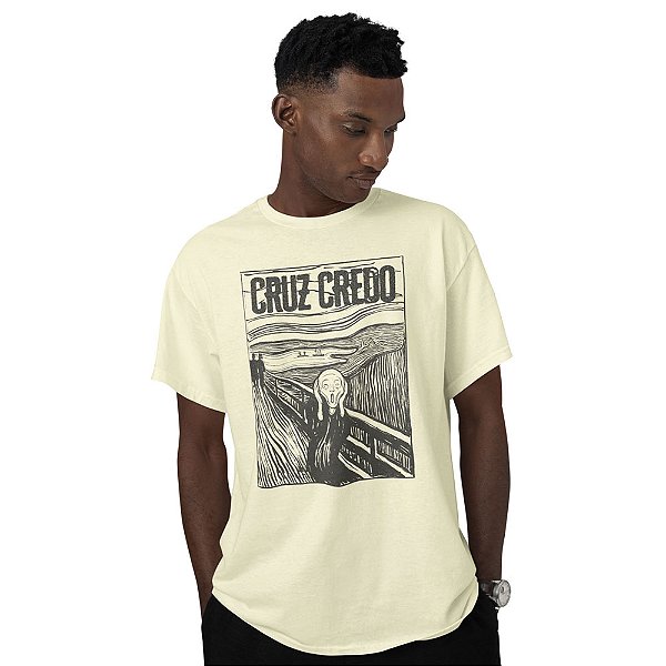 Cruz Credo  - Camiseta Basicona Unissex
